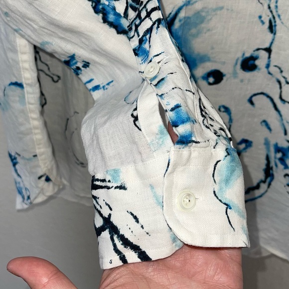 ralph lauren mens seaside nautical linen button down shirt size M - unisex - Picture 3 of 6